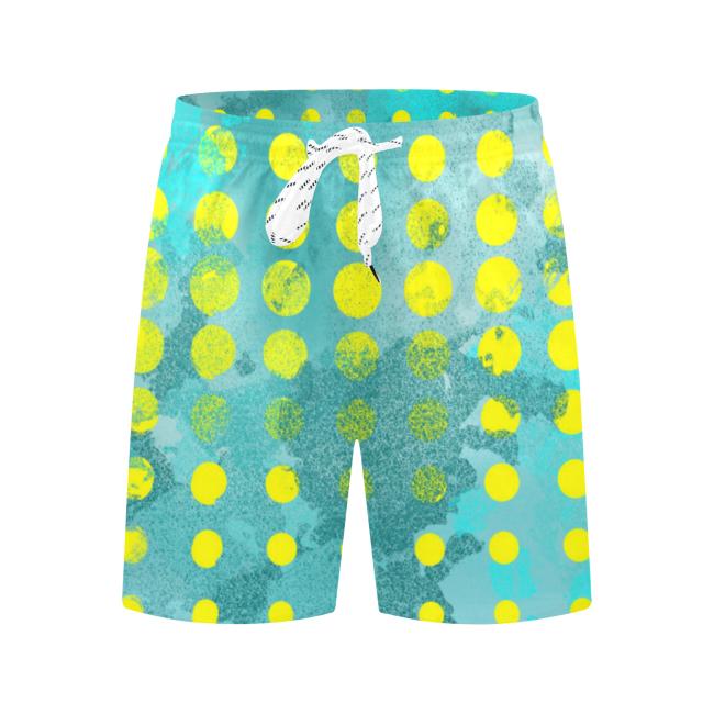 Preview: Badehose mit Hundemotiv Eddy - Badehose, Shorts, Strand, bunt, Swimwear, Schäferhund, German Sheppered, Dog, Mix